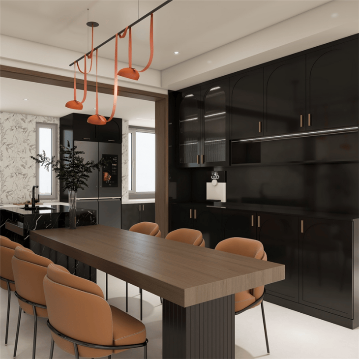High Gloss Lacquer Kitchen Cabinets suppliers