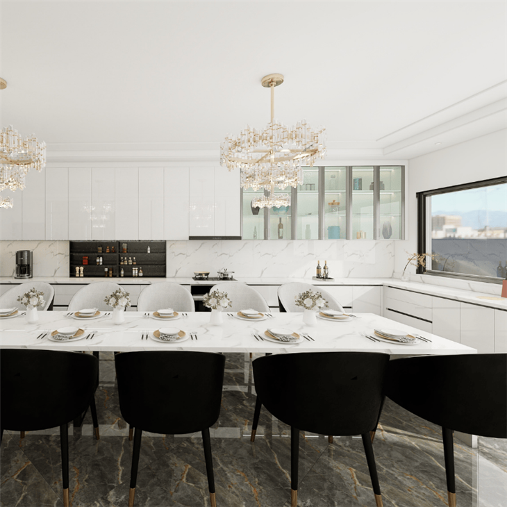 High Gloss White Lacquer Kitchen Cabinets best